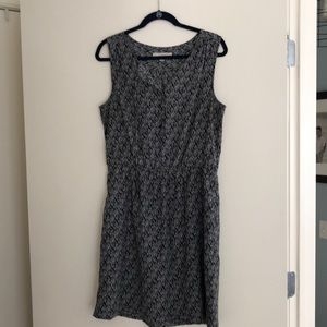 Loft black & white dress